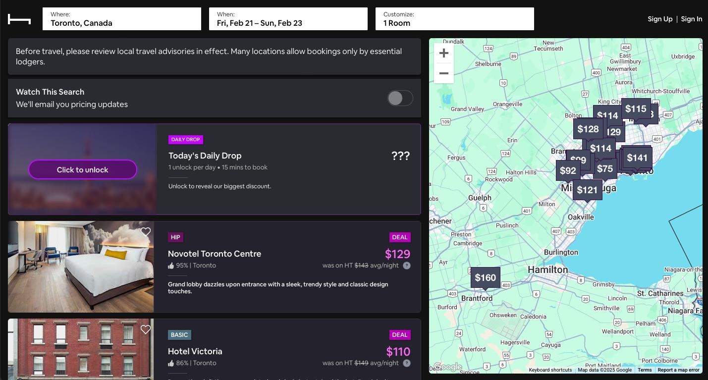 Hotel Tonight vs Trivago